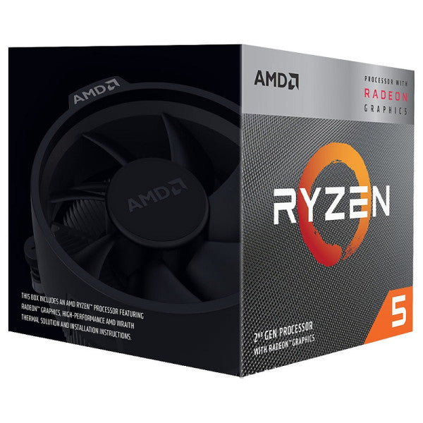 AMD Ryzen 5 3400G Wraith Spire Edition (3.7 GHz / 4.2 GHz) BOX AMD Ryzen 5 3400G Wraith Spire Edition (3.7 GHz / 4.2 GHz) BOX